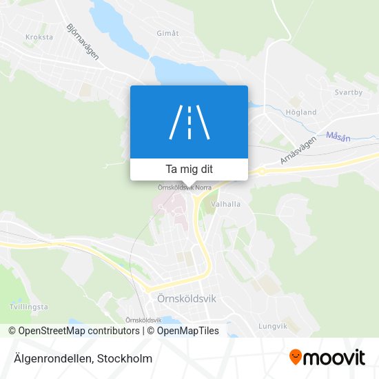 Älgenrondellen karta