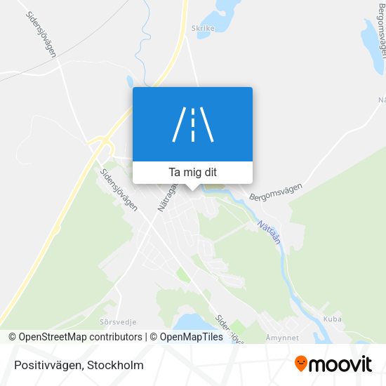 Positivvägen karta