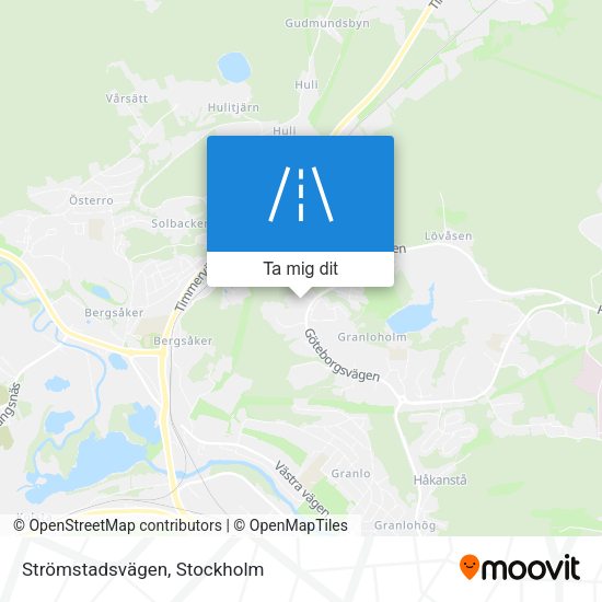 Strömstadsvägen karta