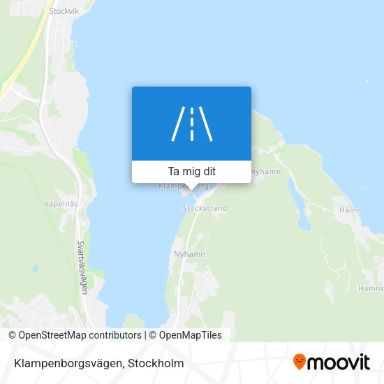 Klampenborgsvägen karta