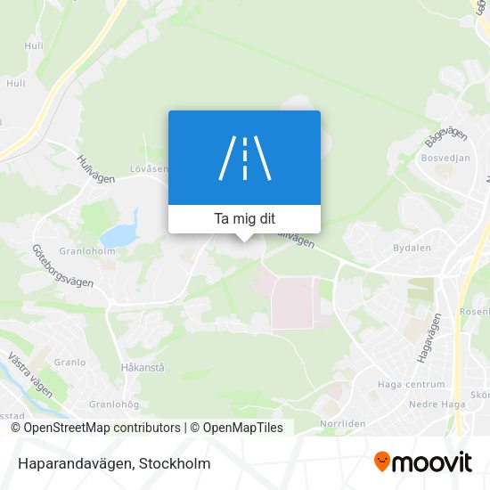 Haparandavägen karta
