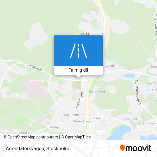 Arrendatorsvägen karta