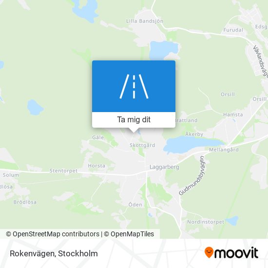 Rokenvägen karta