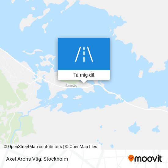 Axel Arons Väg karta