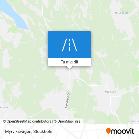 Myrviksvägen karta
