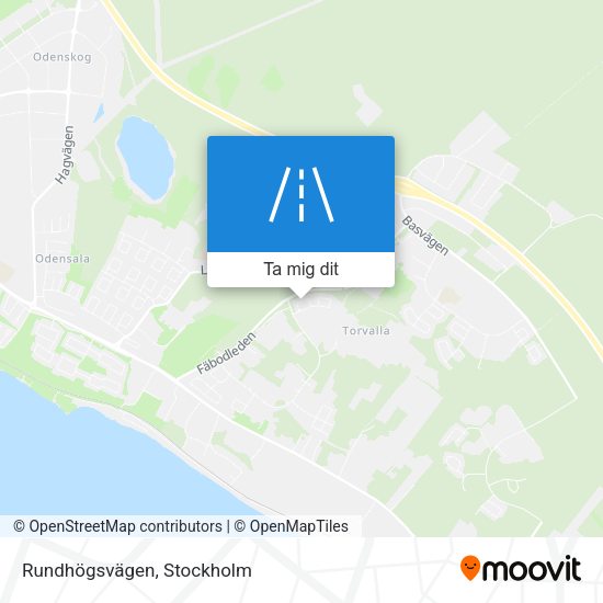 Rundhögsvägen karta