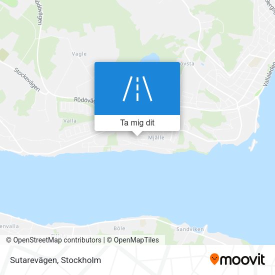 Sutarevägen karta