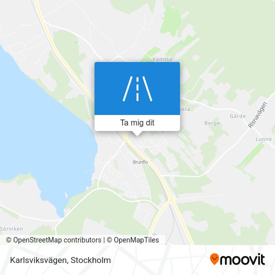 Karlsviksvägen karta