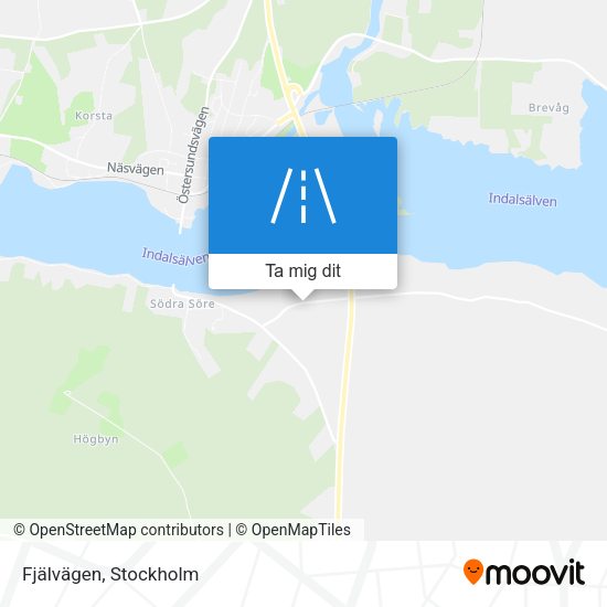 Fjälvägen karta