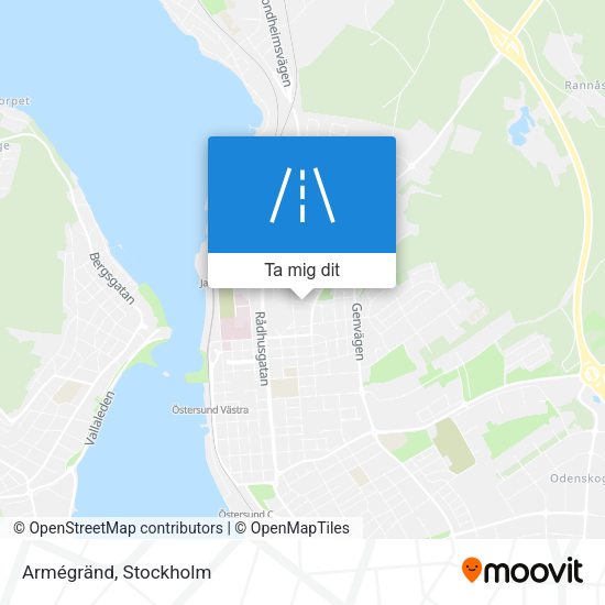 Armégränd karta