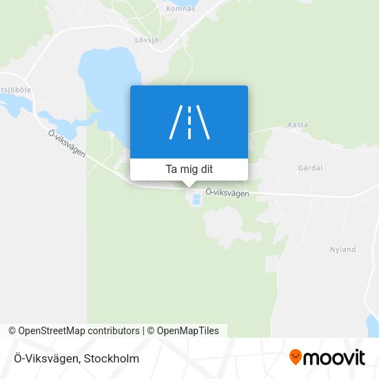 Ö-Viksvägen karta