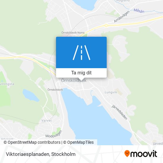 Viktoriaesplanaden karta