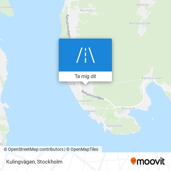 Kulingvägen karta