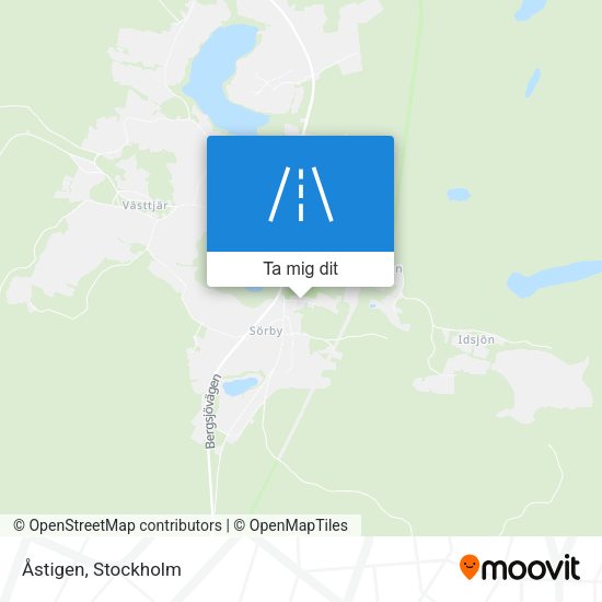 Åstigen karta