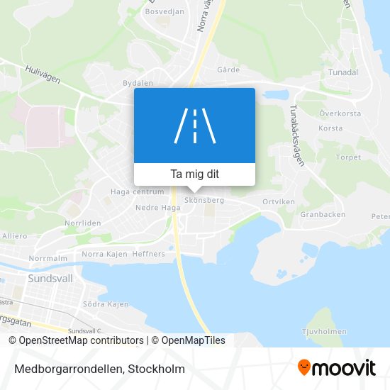 Medborgarrondellen karta