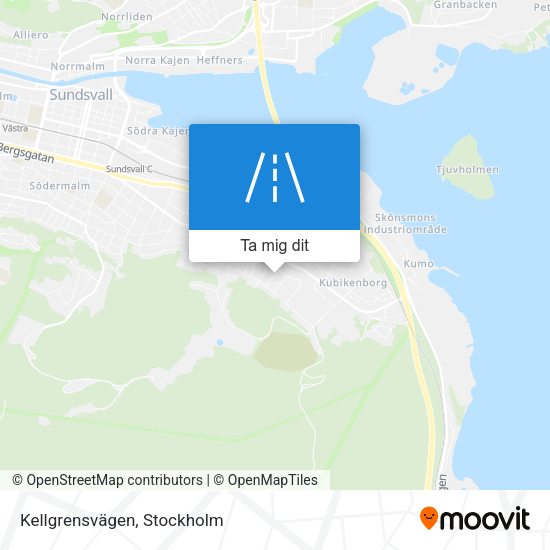 Kellgrensvägen karta