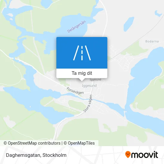 Daghemsgatan karta