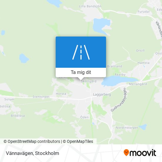 Vännavägen karta