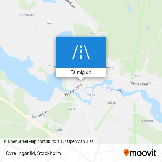 Övre Inganlid karta