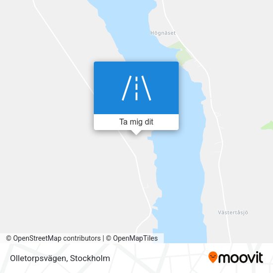 Olletorpsvägen karta