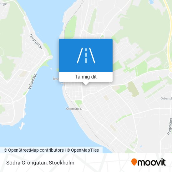 Södra Gröngatan karta