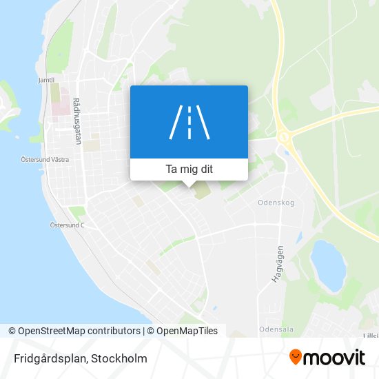 Fridgårdsplan karta