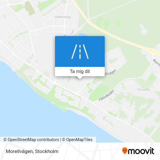 Morellvägen karta
