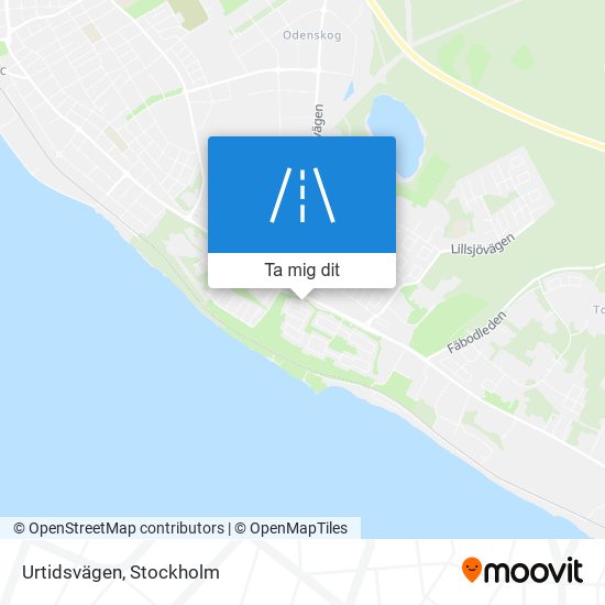 Urtidsvägen karta