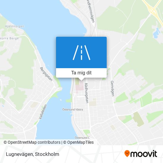 Lugnevägen karta