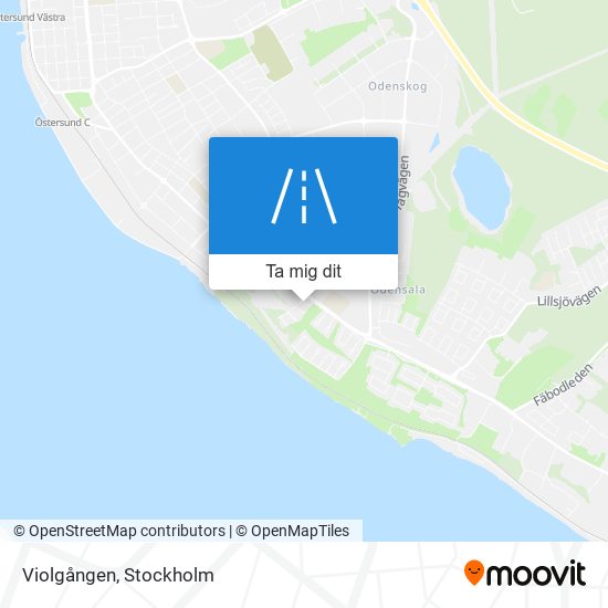 Violgången karta