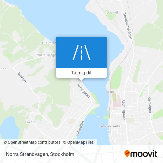 Norra Strandvägen karta