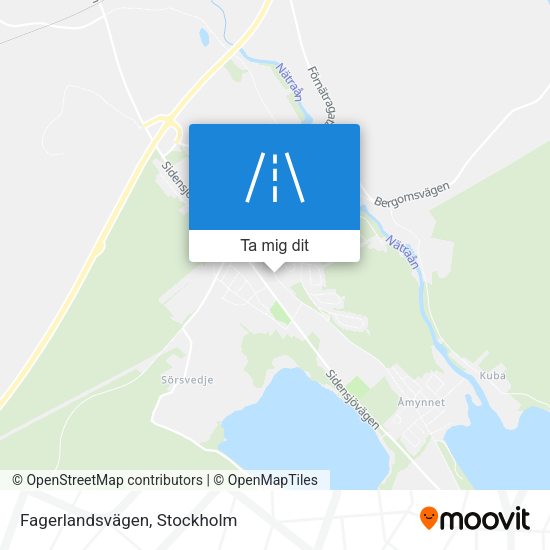 Fagerlandsvägen karta