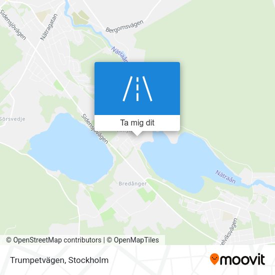 Trumpetvägen karta