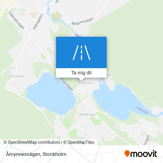Åmynnesvägen karta