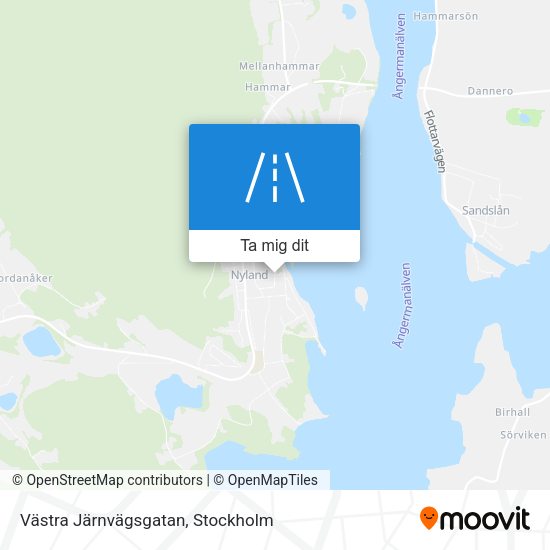 Västra Järnvägsgatan karta