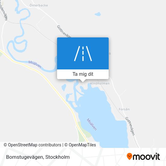 Bomstugevägen karta