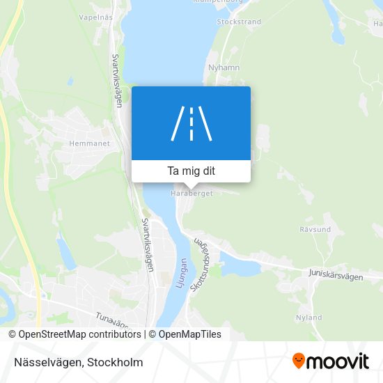 Nässelvägen karta