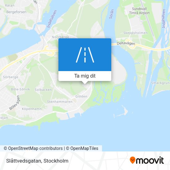 Slåttvedsgatan karta