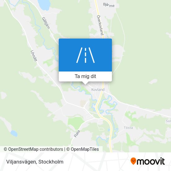 Viljansvägen karta