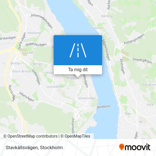 Stavkällsvägen karta