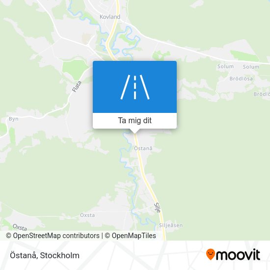 Östanå karta