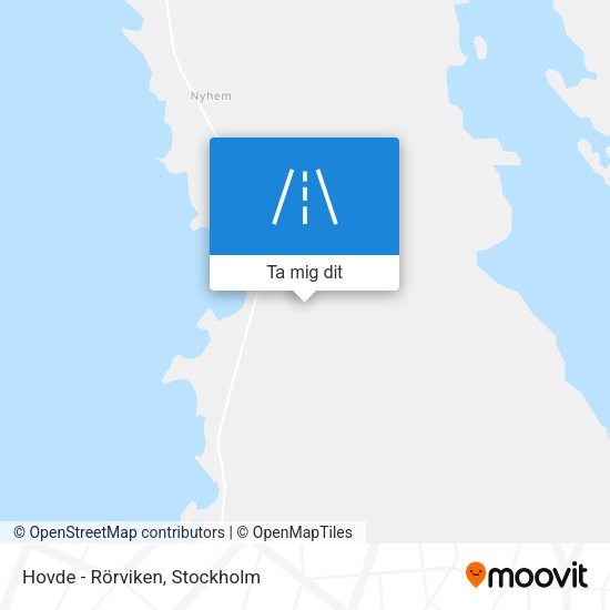 Hovde - Rörviken karta