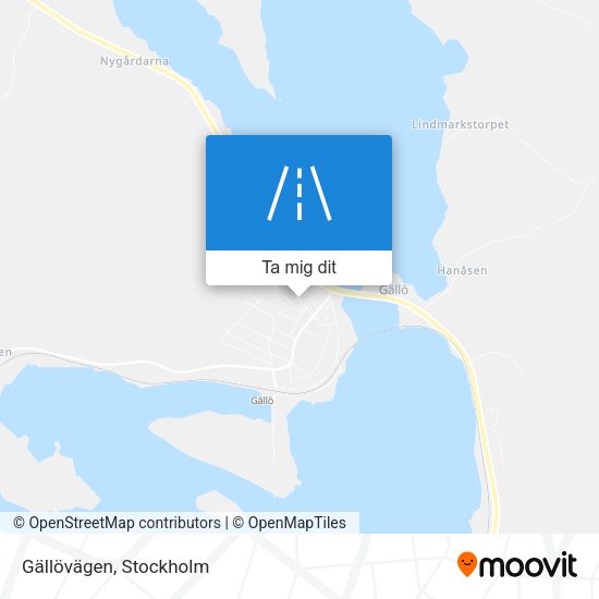 Gällövägen karta