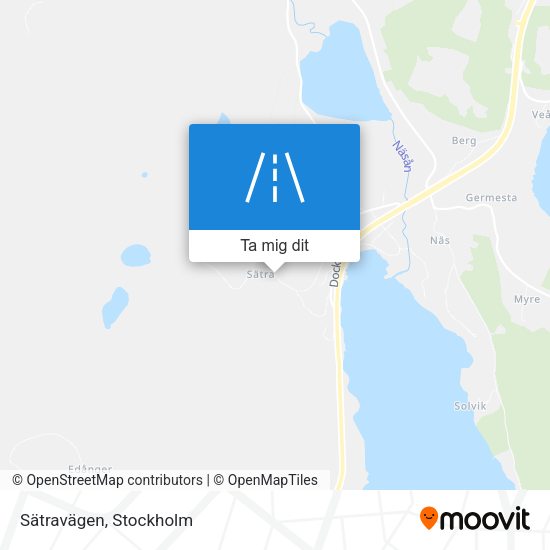 Sätravägen karta