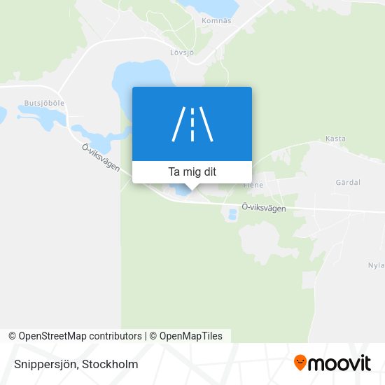 Snippersjön karta