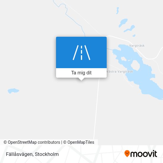 Fällåsvägen karta