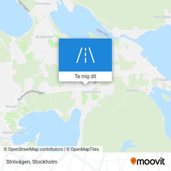 Strövägen karta