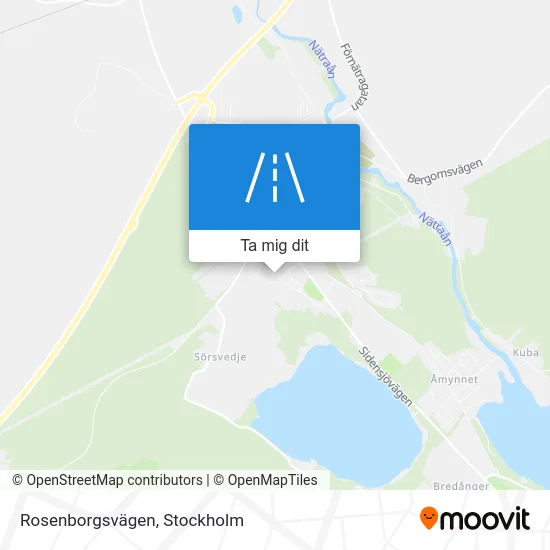 Rosenborgsvägen karta