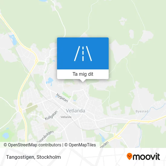 Tangostigen karta