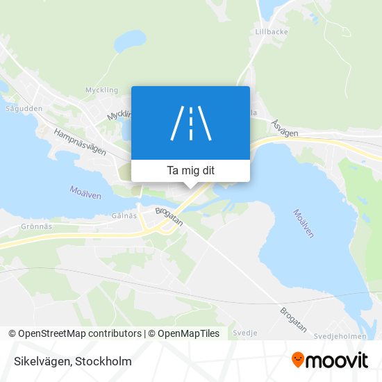 Sikelvägen karta